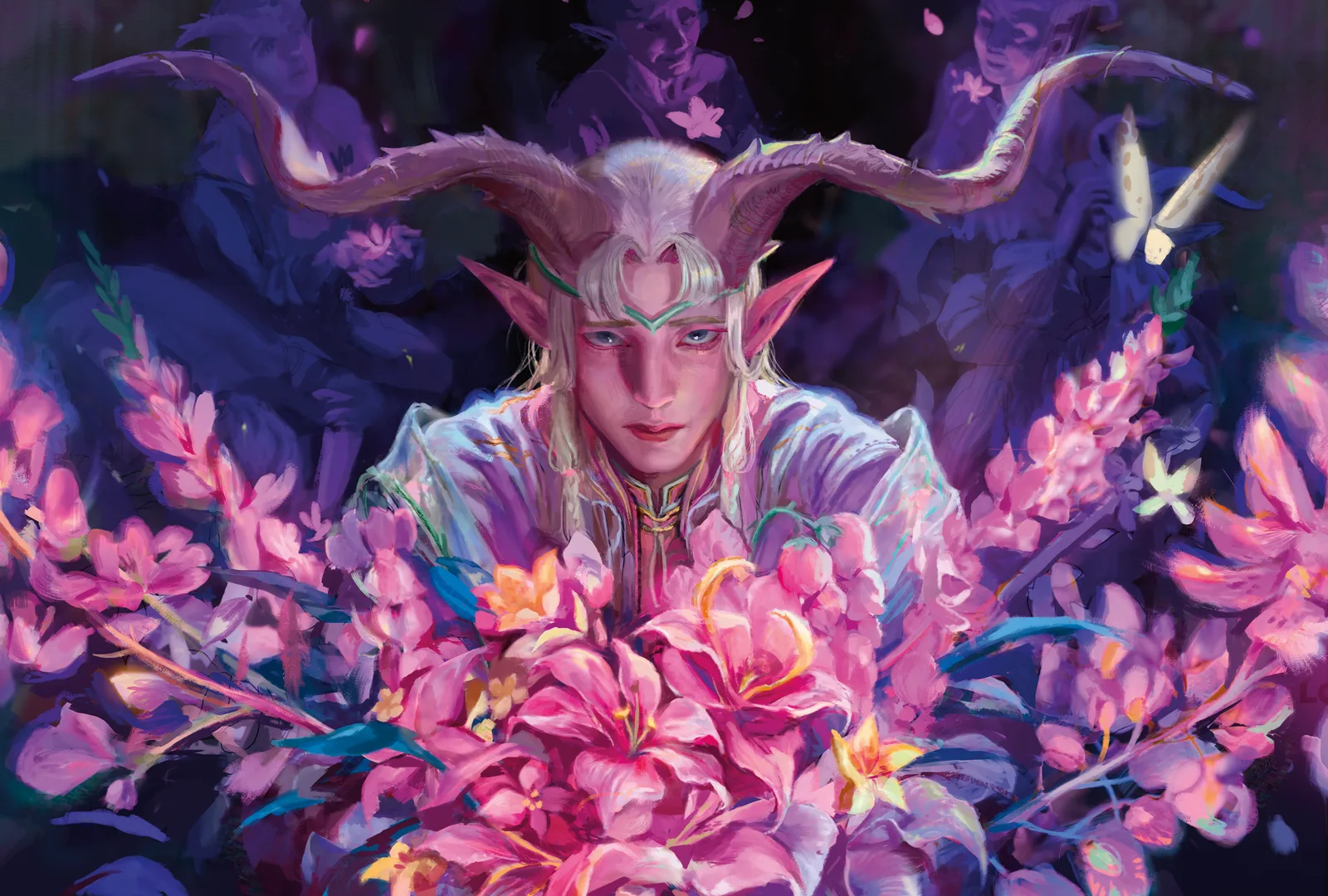 Dawnhand Eulogist card artwork from Magic: The Gathering